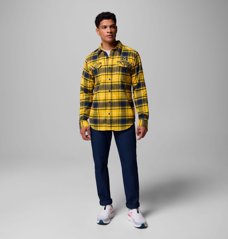 CLG Flare Gun Flannel LS Shirt, Color: UM - Yellow Tartan, image 2