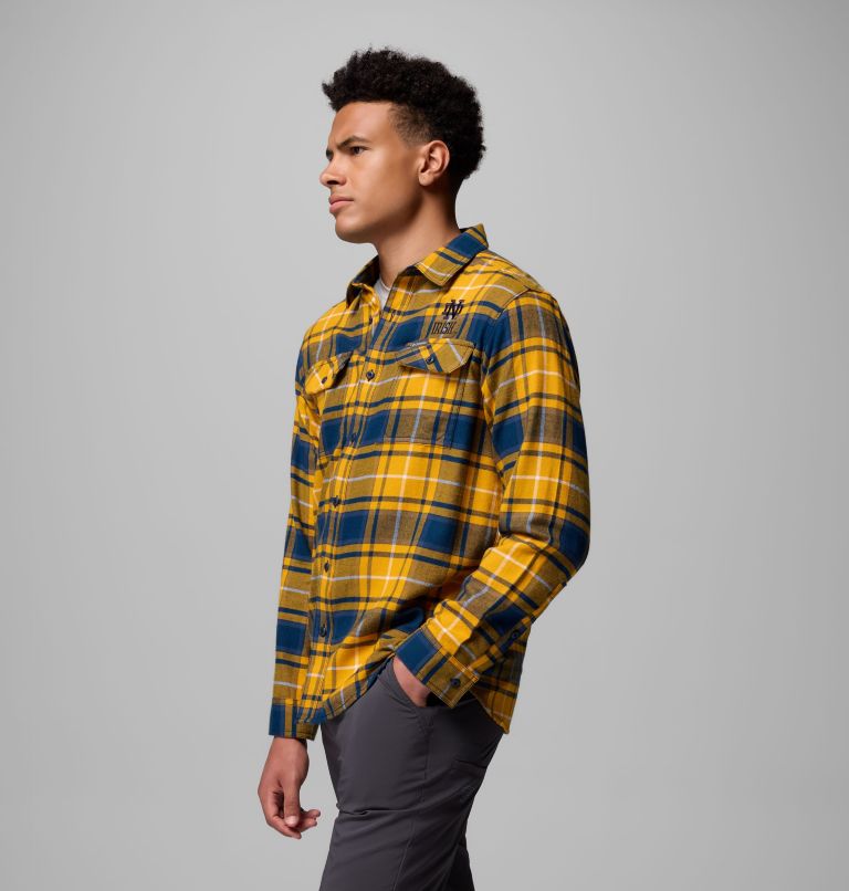 CLG Flare Gun Flannel LS Shirt, Color: ND - Golden Yellow Tartan, image 4