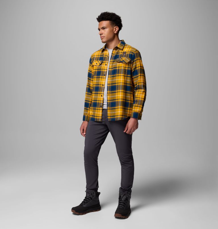 CLG Flare Gun Flannel LS Shirt, Color: ND - Golden Yellow Tartan, image 2