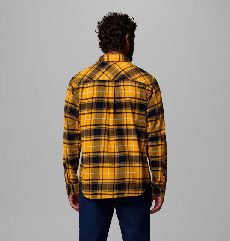 CLG Flare Gun Flannel LS Shirt - Iowa, Color: IW - MLB Gold Tartan, image 3