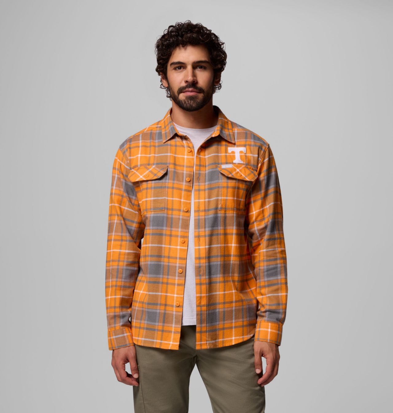 Men's Collegiate Flare Gun™ Flannel Long Sleeve Shirt - Tennessee 5