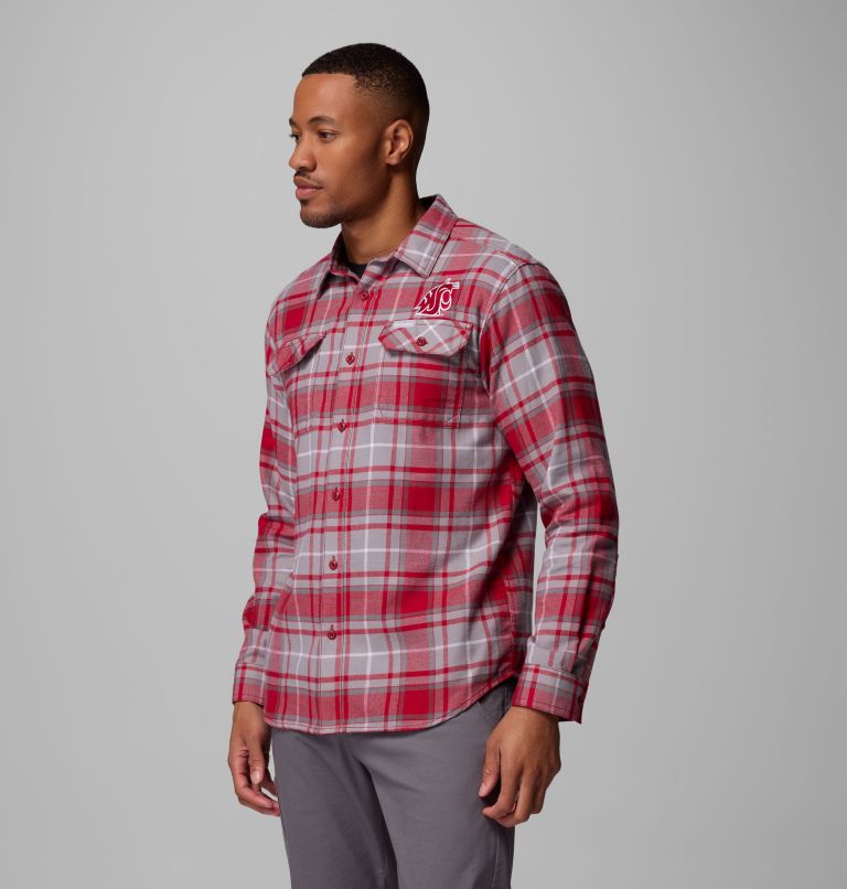 CLG Flare Gun Flannel LS Shirt, Color: WAZ - Red Velvet Tartan, image 4