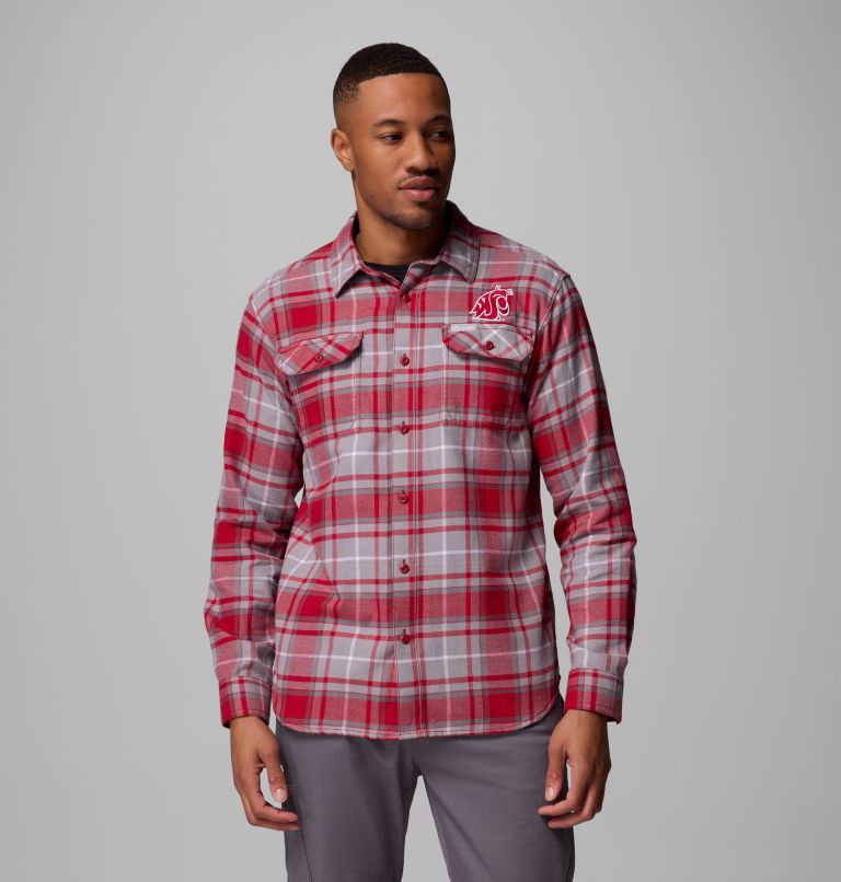 CLG Flare Gun Flannel LS Shirt, Color: WAZ - Red Velvet Tartan, image 1