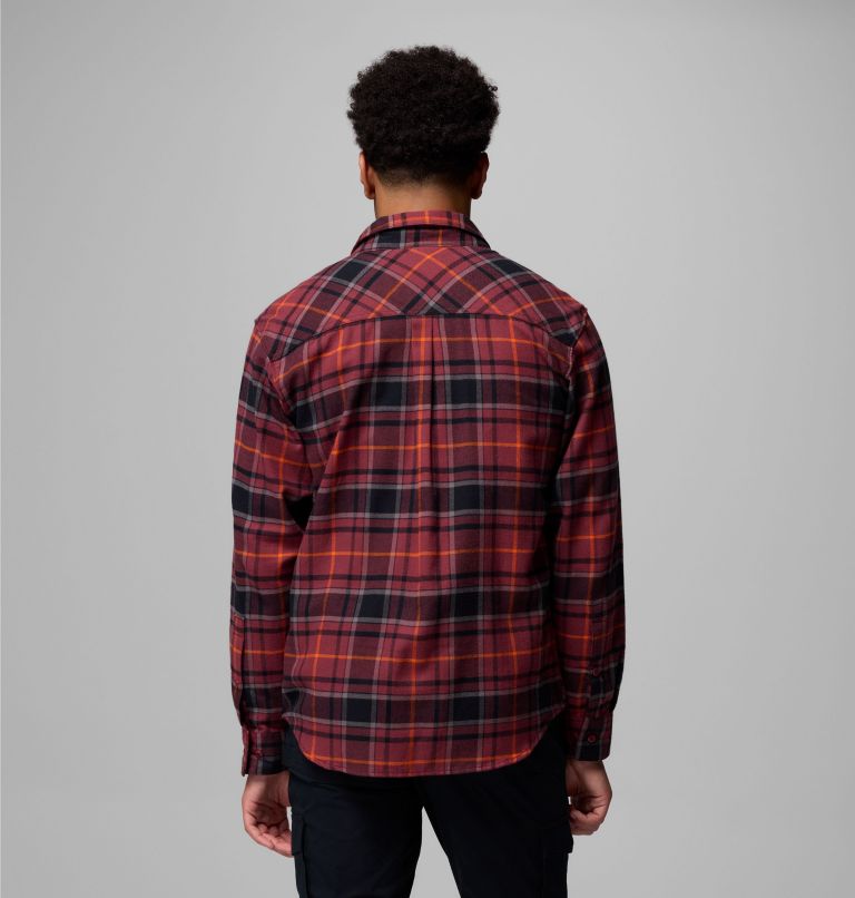 CLG Flare Gun Flannel LS Shirt, Color: VT - Deep Maroon Tartan, image 3