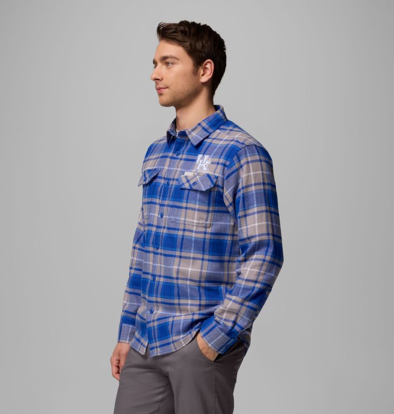 CLG Flare Gun Flannel LS Shirt, Color: UK - Azul Tartan, image 4