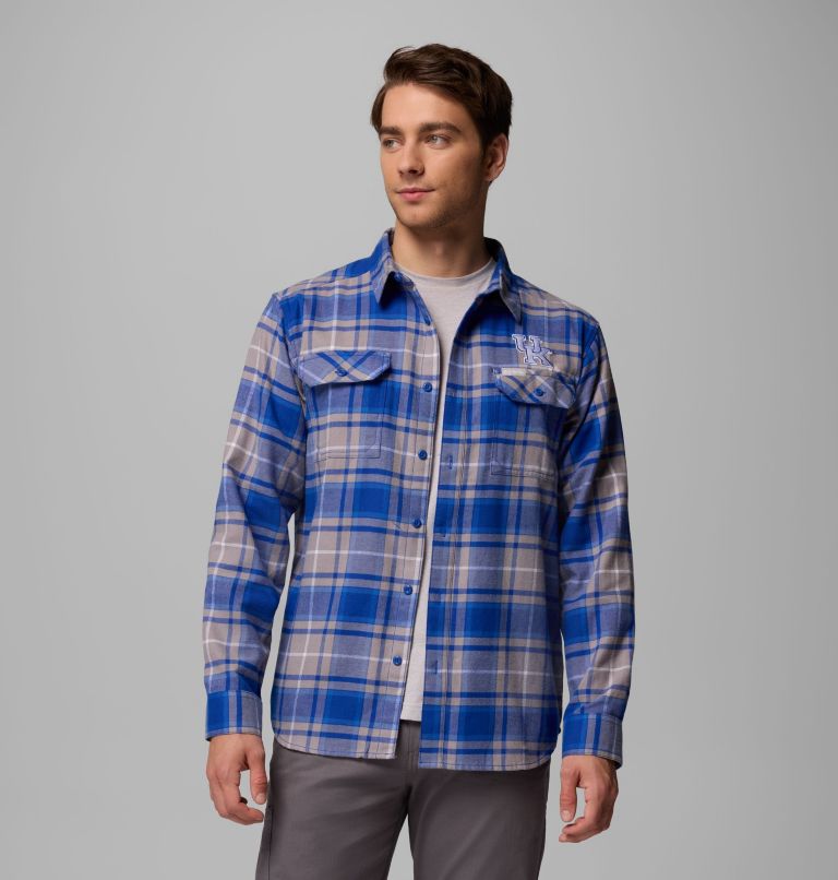CLG Flare Gun Flannel LS Shirt, Color: UK - Azul Tartan, image 5