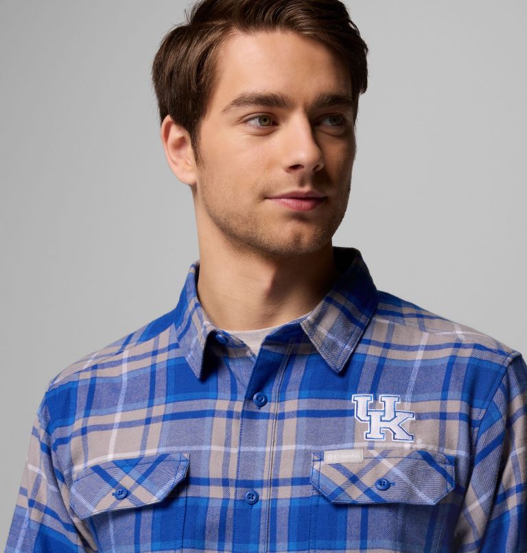 CLG Flare Gun Flannel LS Shirt, Color: UK - Azul Tartan, image 6