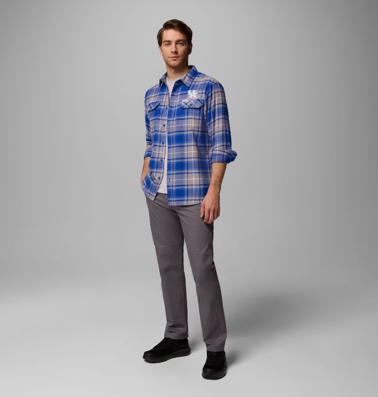 CLG Flare Gun Flannel LS Shirt, Color: UK - Azul Tartan, image 2