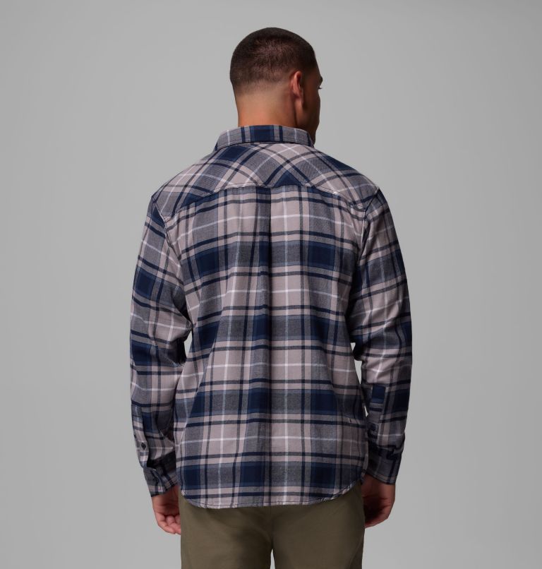 CLG Flare Gun Flannel LS Shirt, Color: PSU - Collegiate Navy Tartan, image 3