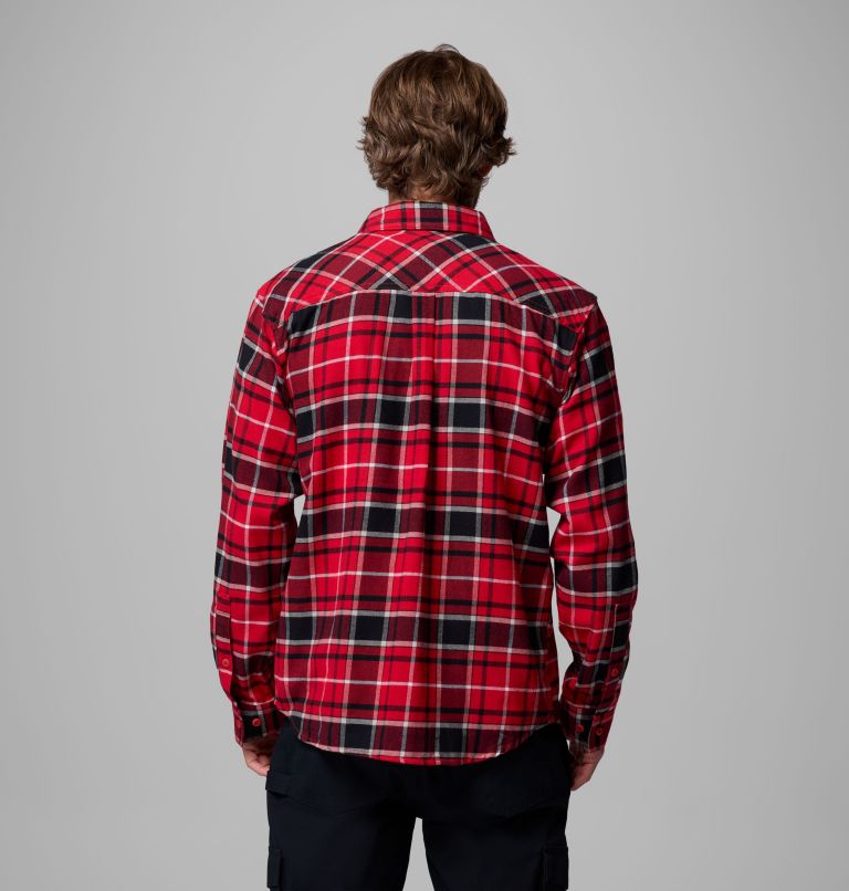 CLG Flare Gun Flannel LS Shirt, Color: OS - Intense Red Tartan, image 3