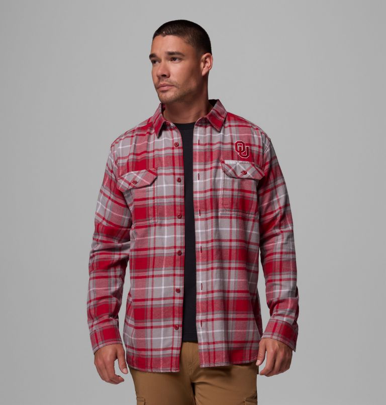CLG Flare Gun Flannel LS Shirt, Color: OK - Red Velvet Tartan, image 5