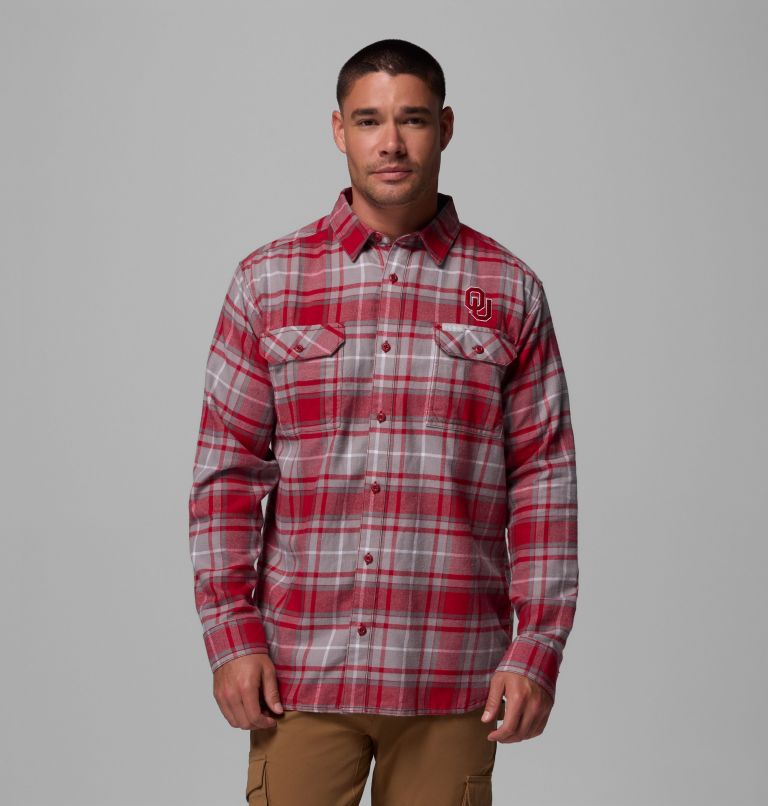 CLG Flare Gun Flannel LS Shirt, Color: OK - Red Velvet Tartan, image 1