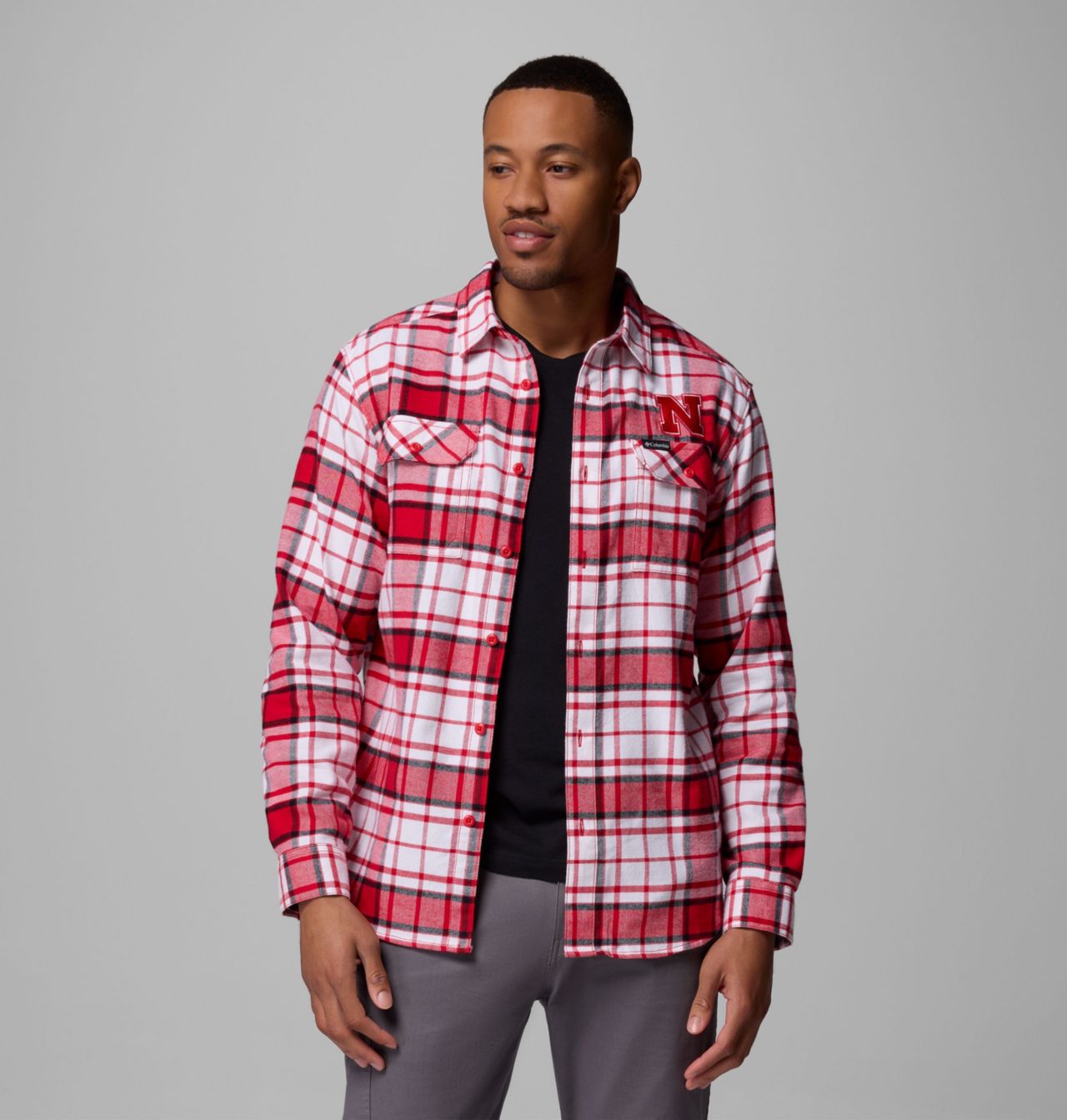 CLG Flare Gun™ Flannel LS Shirt - Nebraska 5