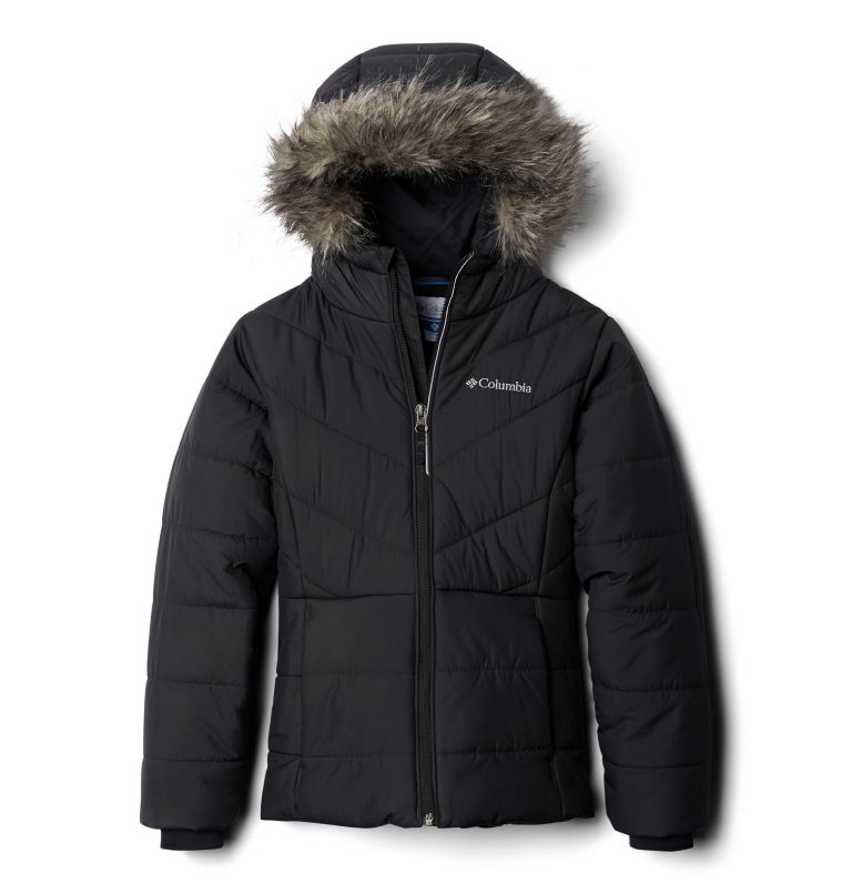 Girls’ Katelyn Crest Jacket, Color: Black, image 1