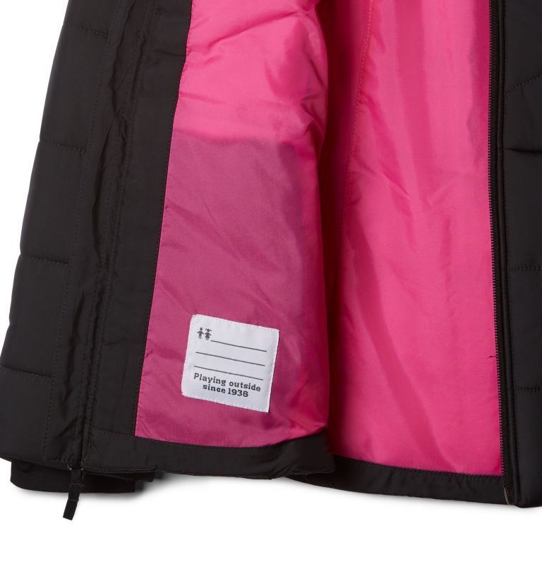 Girls’ Katelyn Crest Jacket, Color: Black, image 3
