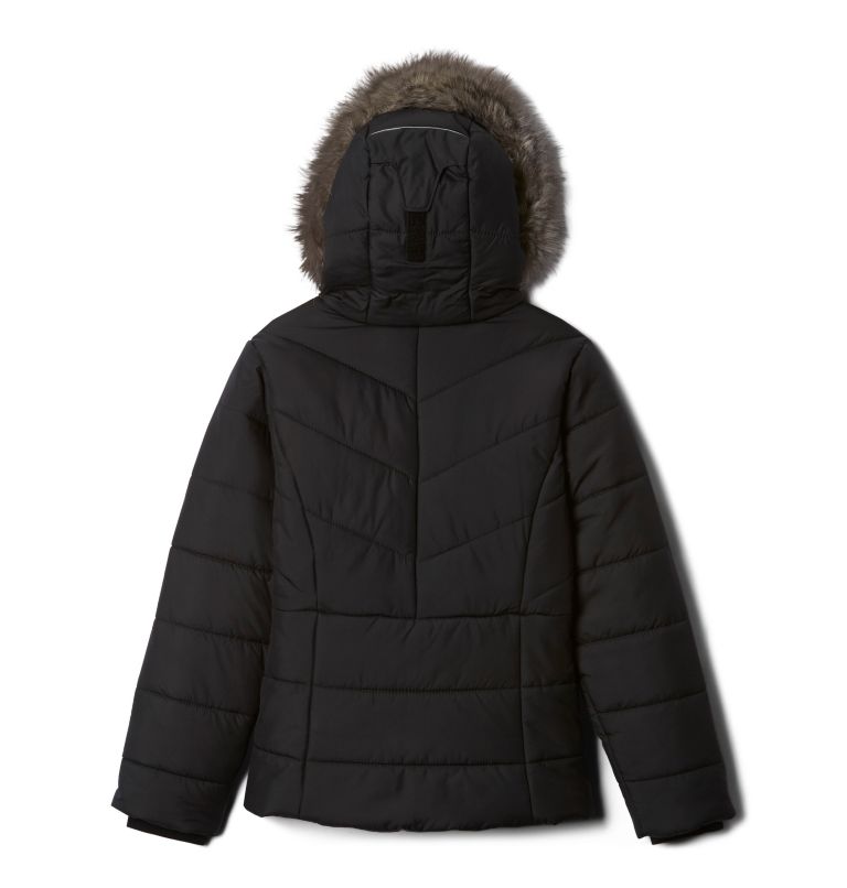 Girls’ Katelyn Crest Jacket, Color: Black, image 2