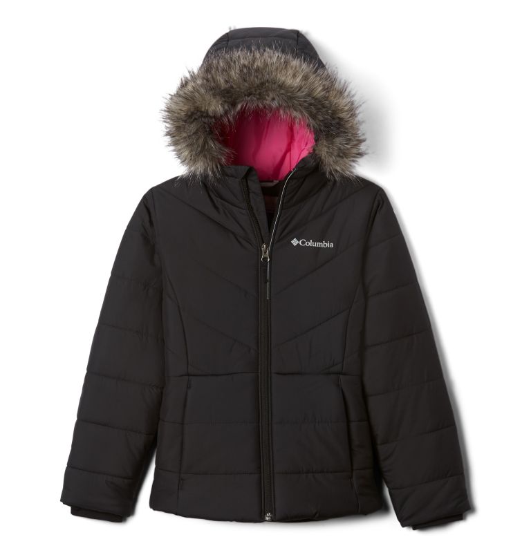 Girls’ Katelyn Crest Jacket, Color: Black, image 1