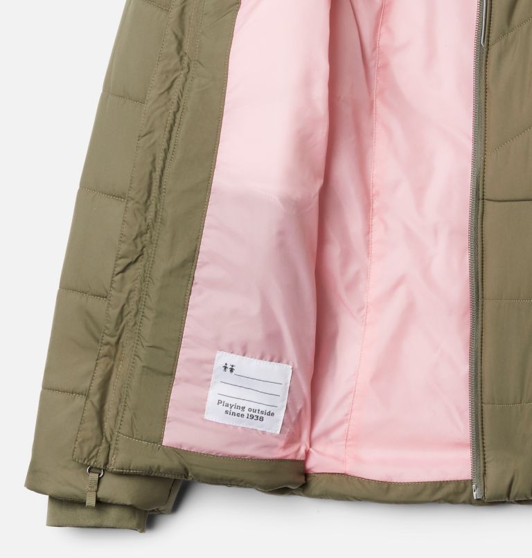 Girls’ Katelyn Crest Jacket, Color: Stone Green, image 3