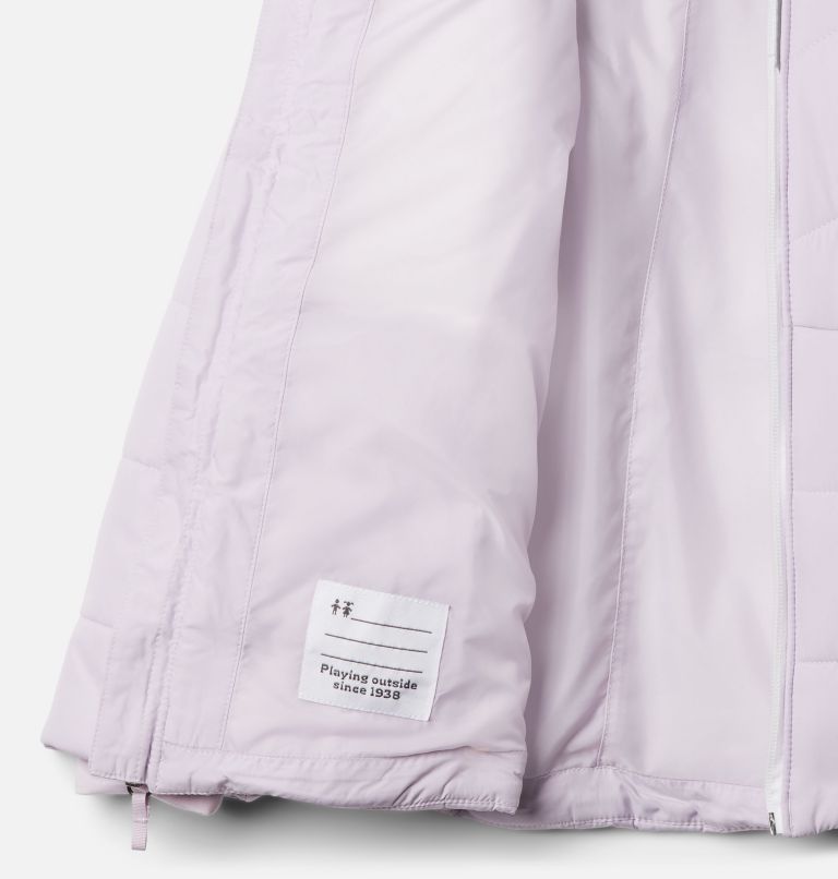 Girls’ Katelyn Crest Jacket, Color: Pale Lilac, image 3