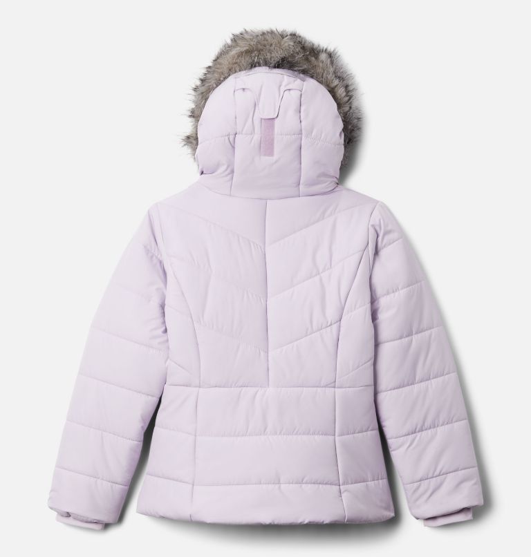 Thumbnail: Girls’ Katelyn Crest Jacket, Color: Pale Lilac, image 2