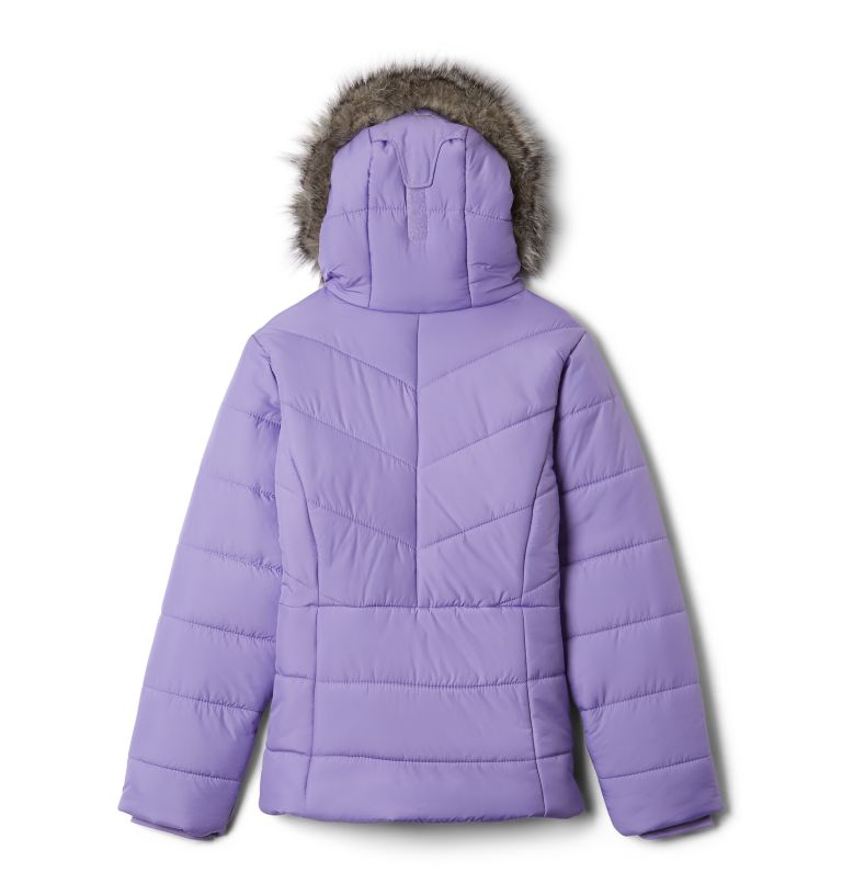 Girls’ Katelyn Crest Jacket, Color: Paisley Purple, image 2