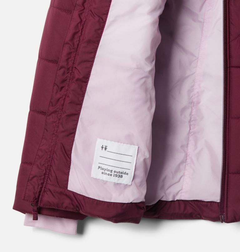 Girls’ Katelyn Crest Jacket, Color: Marionberry, image 3