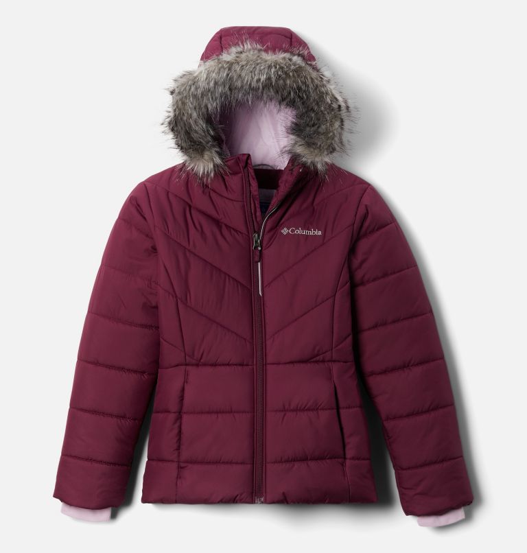 Girls’ Katelyn Crest Jacket, Color: Marionberry, image 1