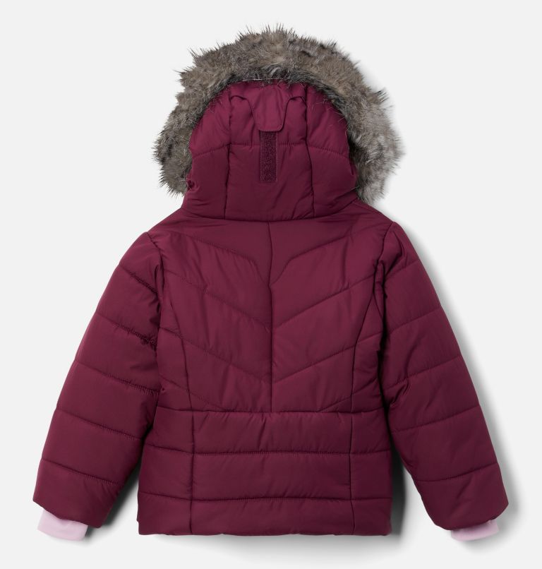 Thumbnail: Girls’ Toddler Katelyn Crest Jacket, Color: Marionberry, image 2
