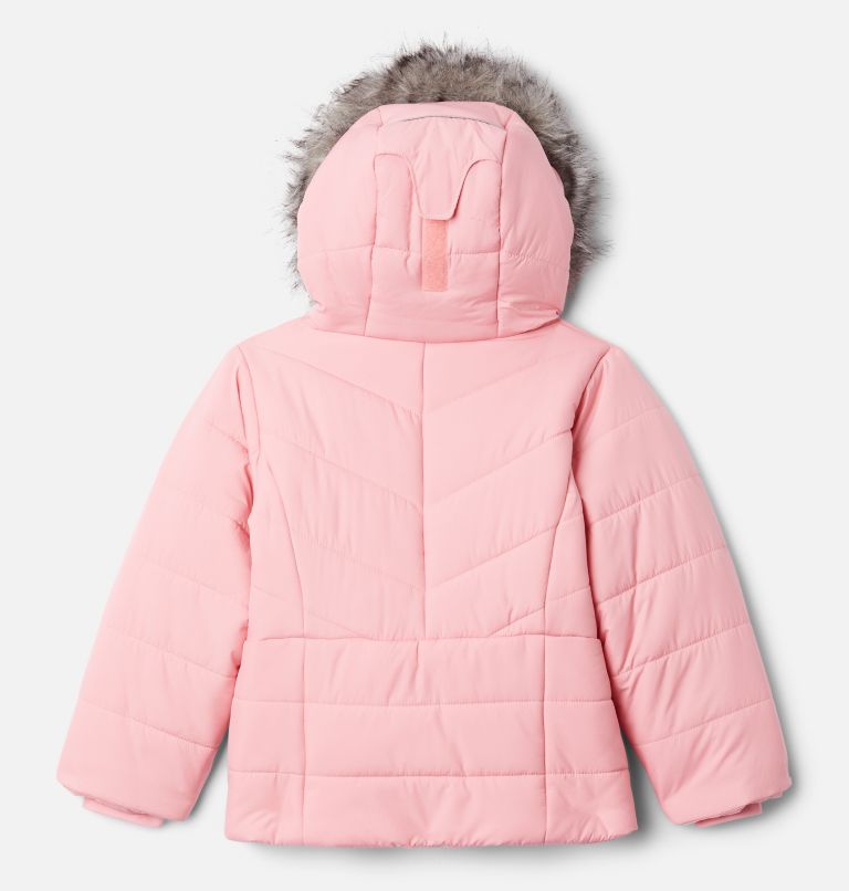 Girls’ Toddler Katelyn Crest Jacket, Color: Pink Orchid, image 2