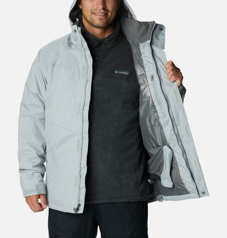 Thumbnail: Men’s Alpine Action Insulated Ski Jacket - Tall, Color: Columbia Grey, image 6