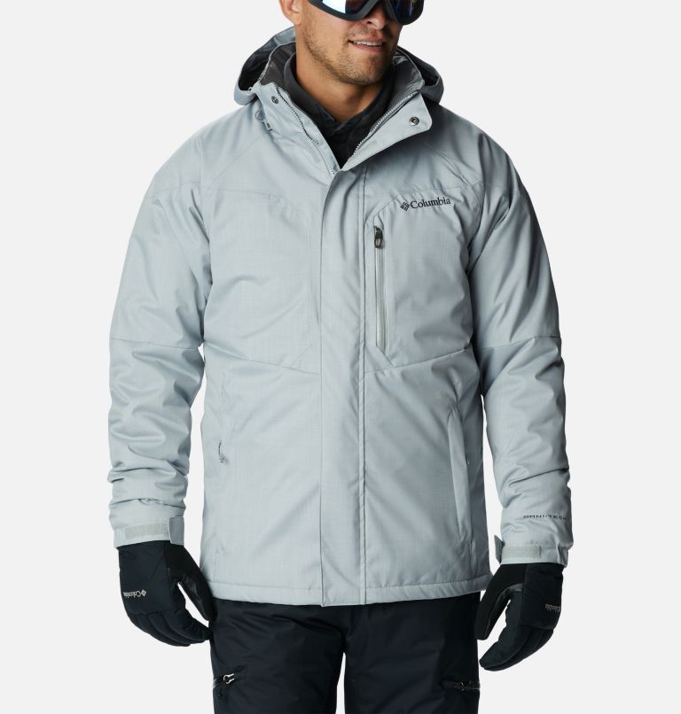 Thumbnail: Men’s Alpine Action Insulated Ski Jacket - Tall, Color: Columbia Grey, image 1
