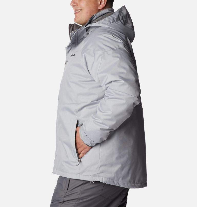 Thumbnail: Men’s Alpine Action Insulated Ski Jacket - Big, Color: Columbia Grey, image 3