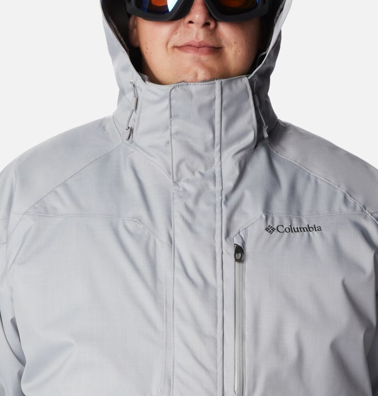 Men’s Alpine Action Insulated Ski Jacket - Big, Color: Columbia Grey, image 4