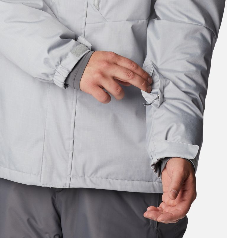 Thumbnail: Men’s Alpine Action Insulated Ski Jacket - Big, Color: Columbia Grey, image 10