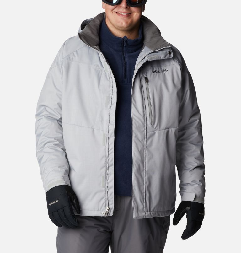 Thumbnail: Men’s Alpine Action Insulated Ski Jacket - Big, Color: Columbia Grey, image 11