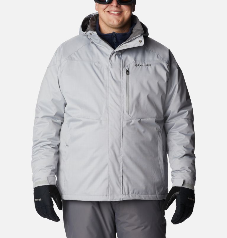 Thumbnail: Men’s Alpine Action Insulated Ski Jacket - Big, Color: Columbia Grey, image 1