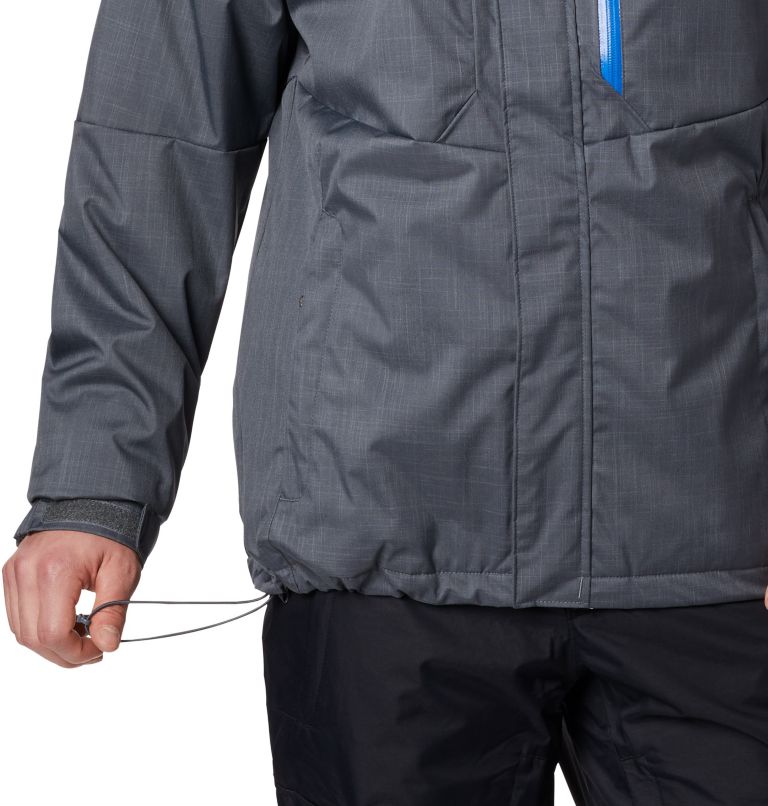 Men’s Alpine Action Insulated Ski Jacket - Big, Color: Graphite, Super Blue, image 3