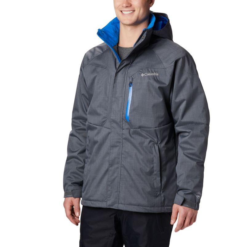 Men’s Alpine Action Insulated Ski Jacket - Big, Color: Graphite, Super Blue, image 1