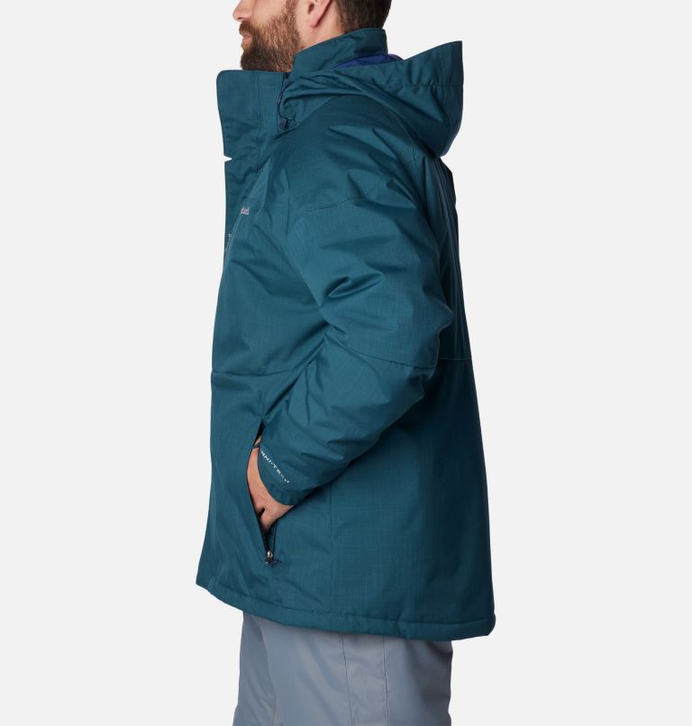 Thumbnail: Men’s Alpine Action Insulated Ski Jacket - Big, Color: Night Wave, image 3
