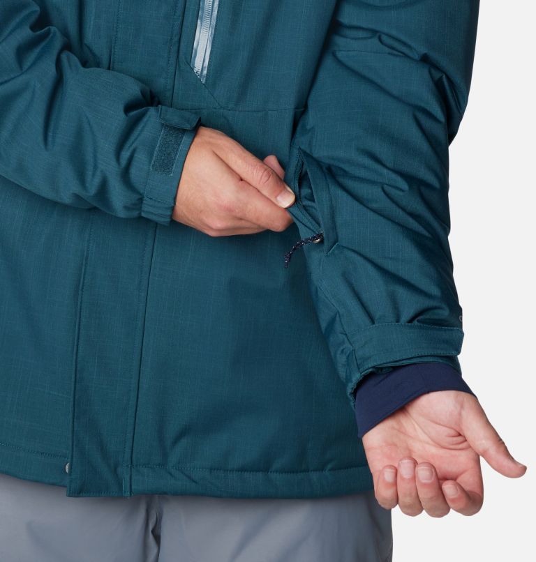 Thumbnail: Men’s Alpine Action Insulated Ski Jacket - Big, Color: Night Wave, image 9