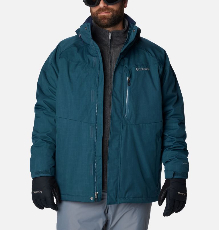 Thumbnail: Men’s Alpine Action Insulated Ski Jacket - Big, Color: Night Wave, image 10