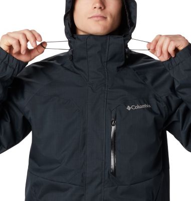 columbia men's alpine action jacket graphite & super blue