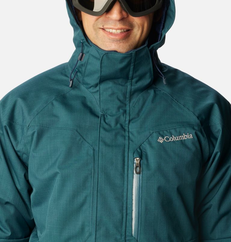 Thumbnail: Men’s Alpine Action Insulated Ski Jacket - Tall, Color: Night Wave, image 4