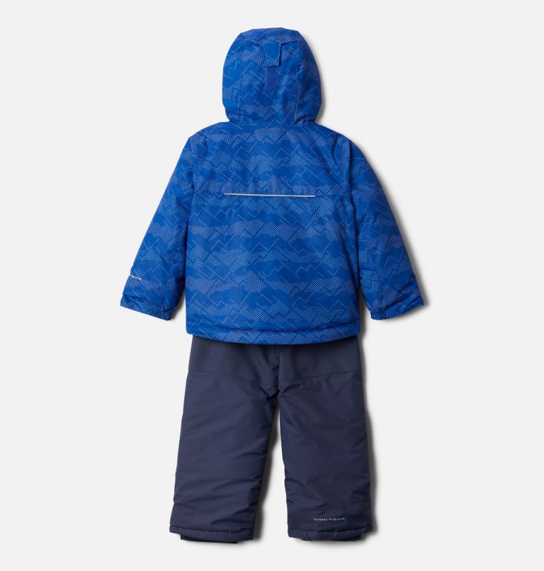 Buga Set | 410 | 4T, Color: Lapis Blue Dot Scape Print, Pale Lilac, image 2