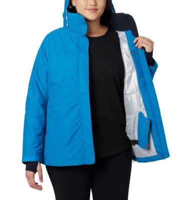 columbia omni heat jacket plus size