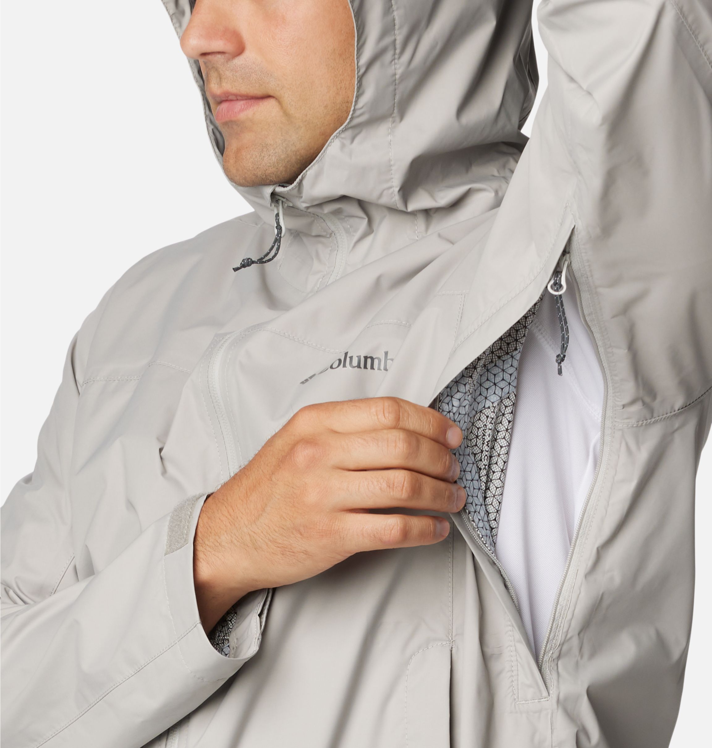 Columbia men's evapouration 2024 waterproof rain jacket