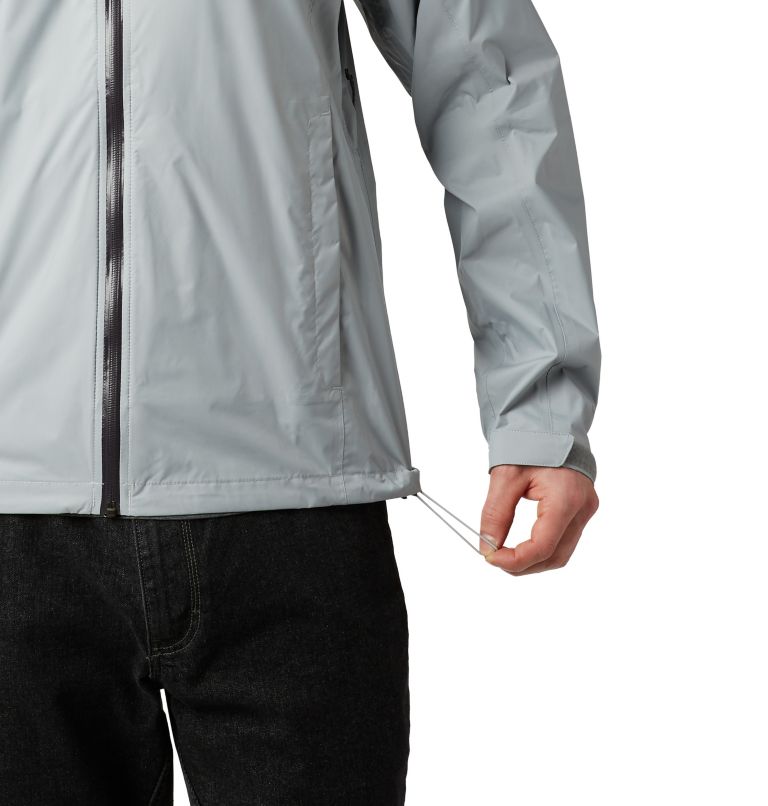Men's EvaPOURation Rain Jacket, Color: Columbia Grey, image 5