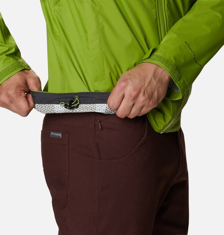 Men's EvaPOURation Rain Jacket, Color: Matcha, image 7