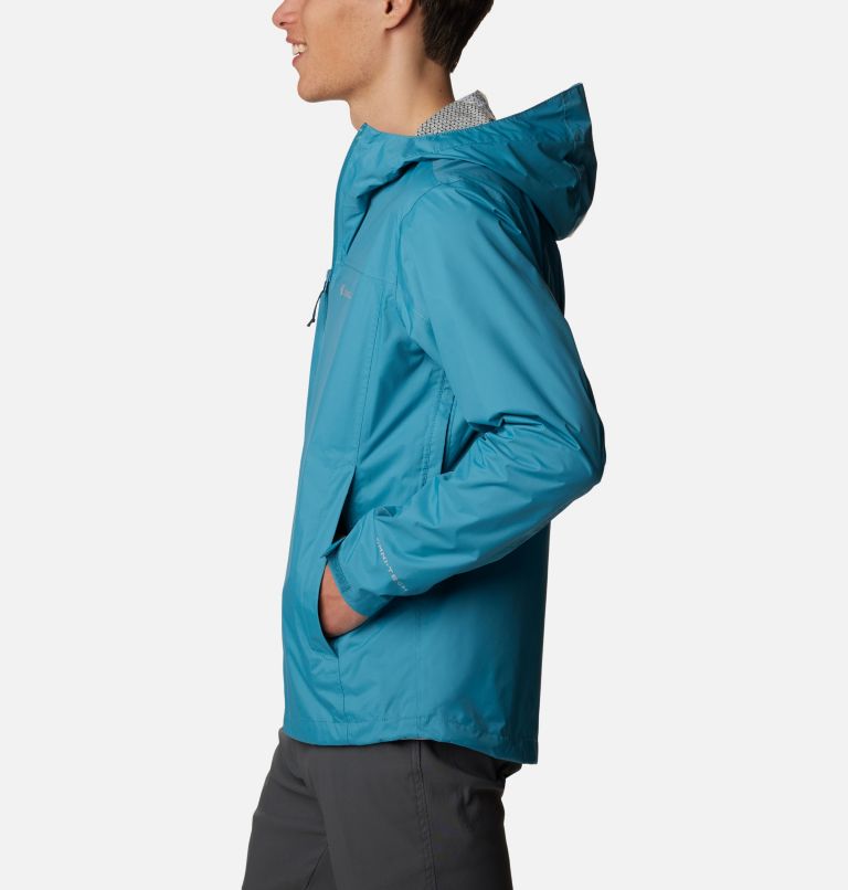 Thumbnail: Men's EvaPOURation Rain Jacket, Color: Shasta, image 3