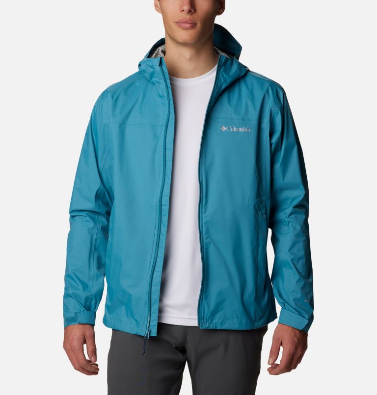 Men's EvaPOURation Rain Jacket, Color: Shasta, image 10